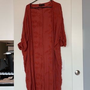 Women’s knee length cardigan